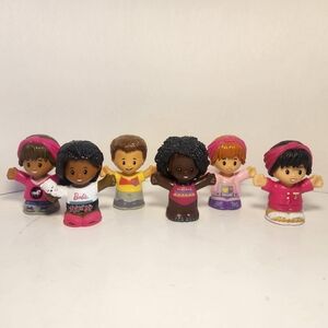 Little People Barbie Friends Lot Of 6